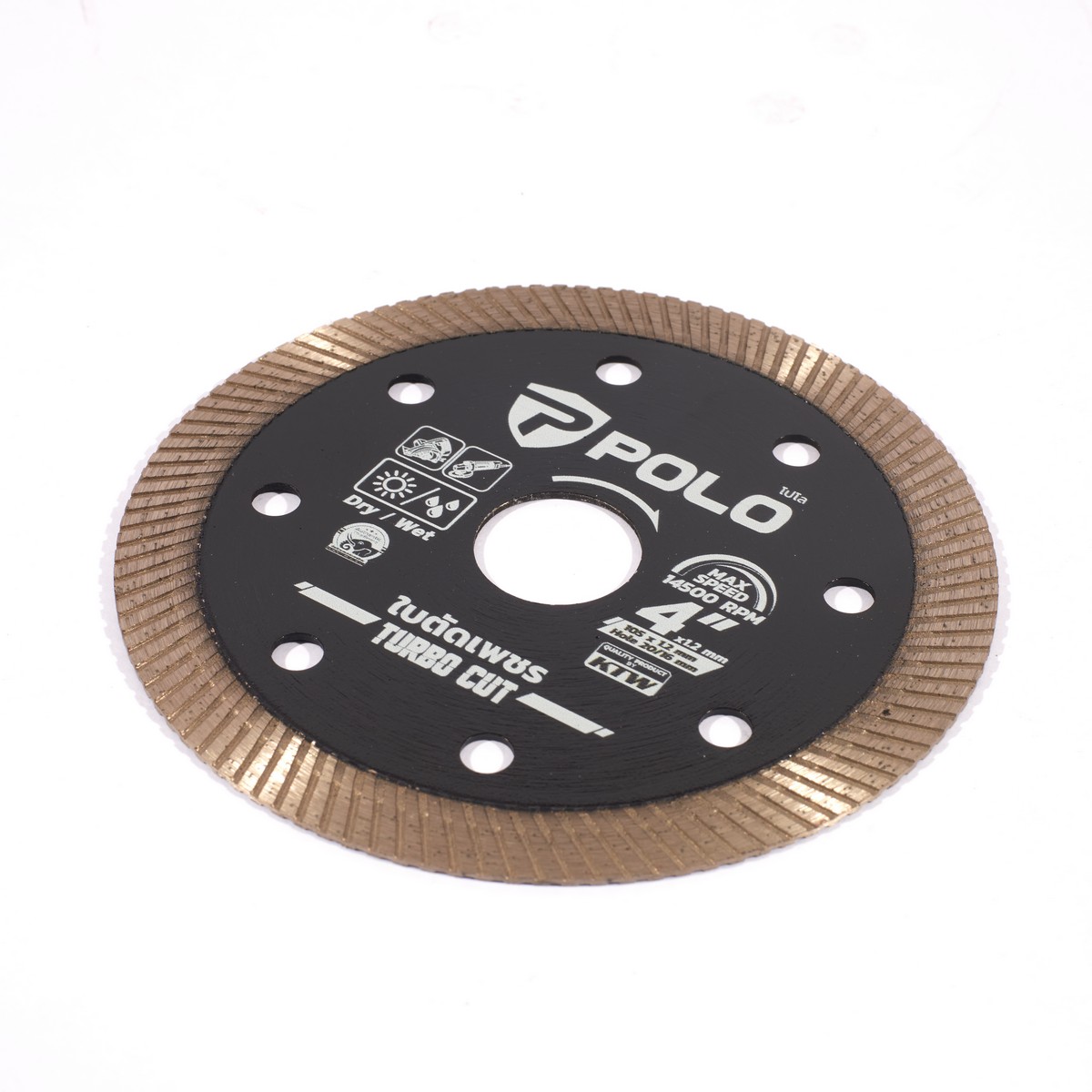 ใบเพชร 4 นิ้ว บาง 1.2MM. TURBO CUT POLO รูปที่ 3
