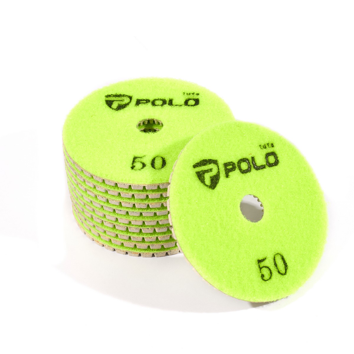 ใบเพชรอ่อนตัว 4 นิ้ว #50 ขัดน้ำ POLO รูปที่ 5