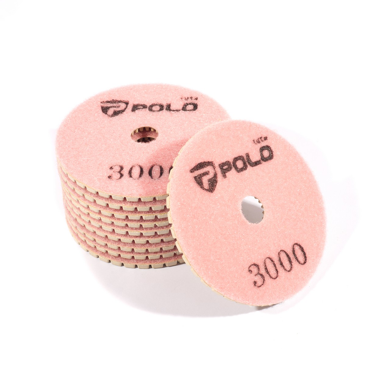 ใบเพชรอ่อนตัว 4 นิ้ว #3000 ขัดน้ำ POLO รูปที่ 5
