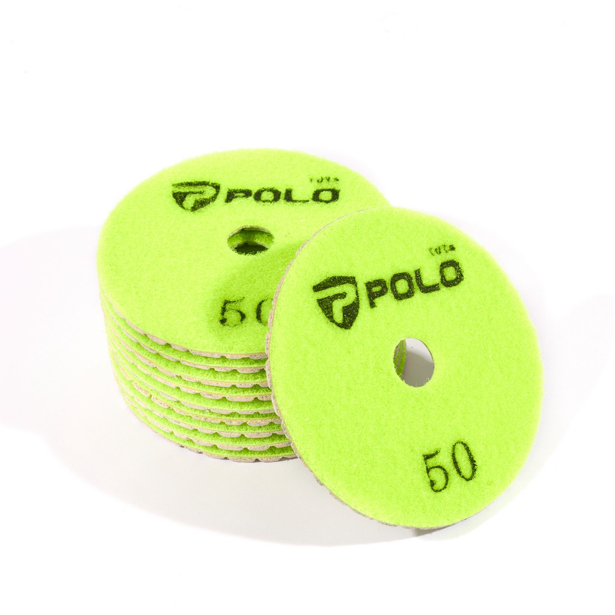 ใบเพชรอ่อนตัว 4 นิ้ว #50 ขัดแห้ง POLO รูปที่ 5