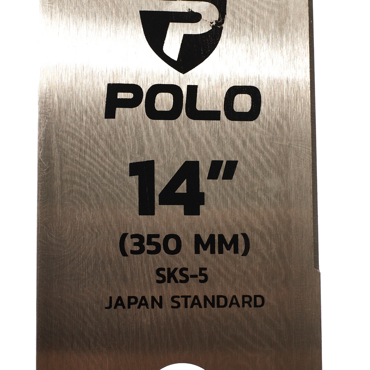 ใบมีดตัดหญ้าสีเงิน 14" (350X1.8MM)-บังตอ POLO รูปที่ 2