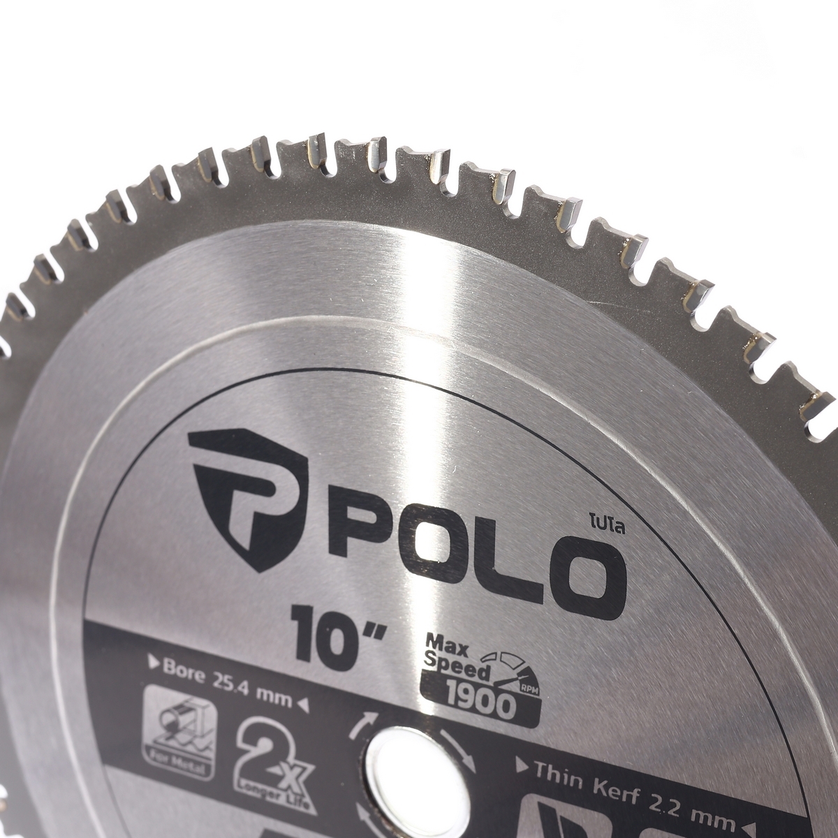 ใบเลื่อยตัดเหล็ก 10”(254 MM) X 60T POLO รูปที่ 4