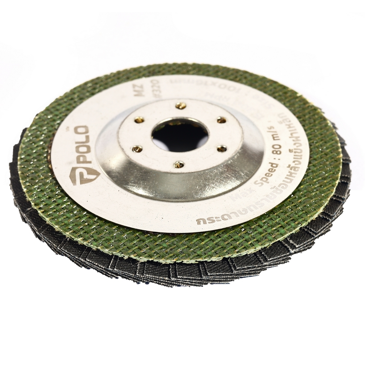 POLO Flap Disc Rigid Metal Backing 4 IN, Model MZ#320 photo 5