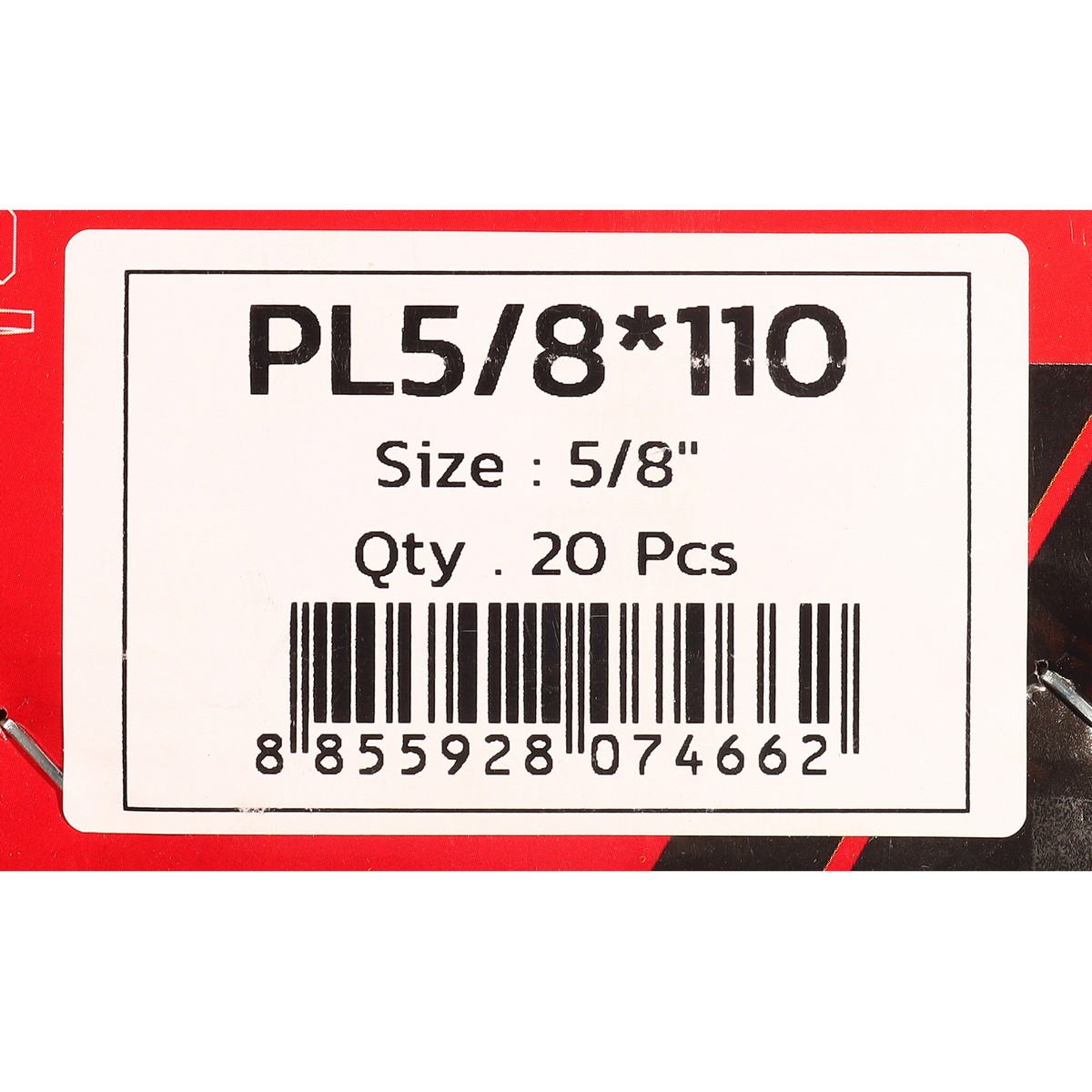 PL5/8*110 พุกเหล็ก 5/8" (20 PCS/BOX) POLO รุ่น 0030 รูปที่ 5