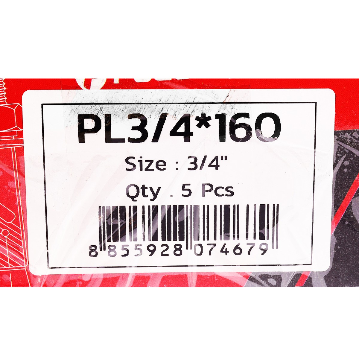 PL3/4*160 พุกเหล็ก 3/4" (5 PCS/BOX) POLO รุ่น 0035 รูปที่ 5
