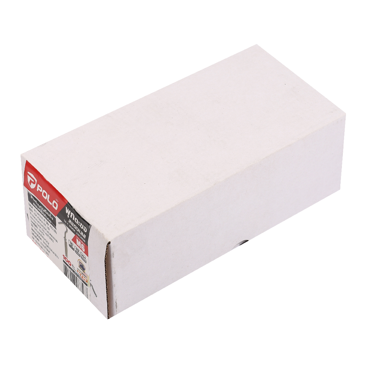 พุกตะขอสแตนเลส M6 (100PCS/BOX) POLO รุ่น 0060 รูปที่ 5