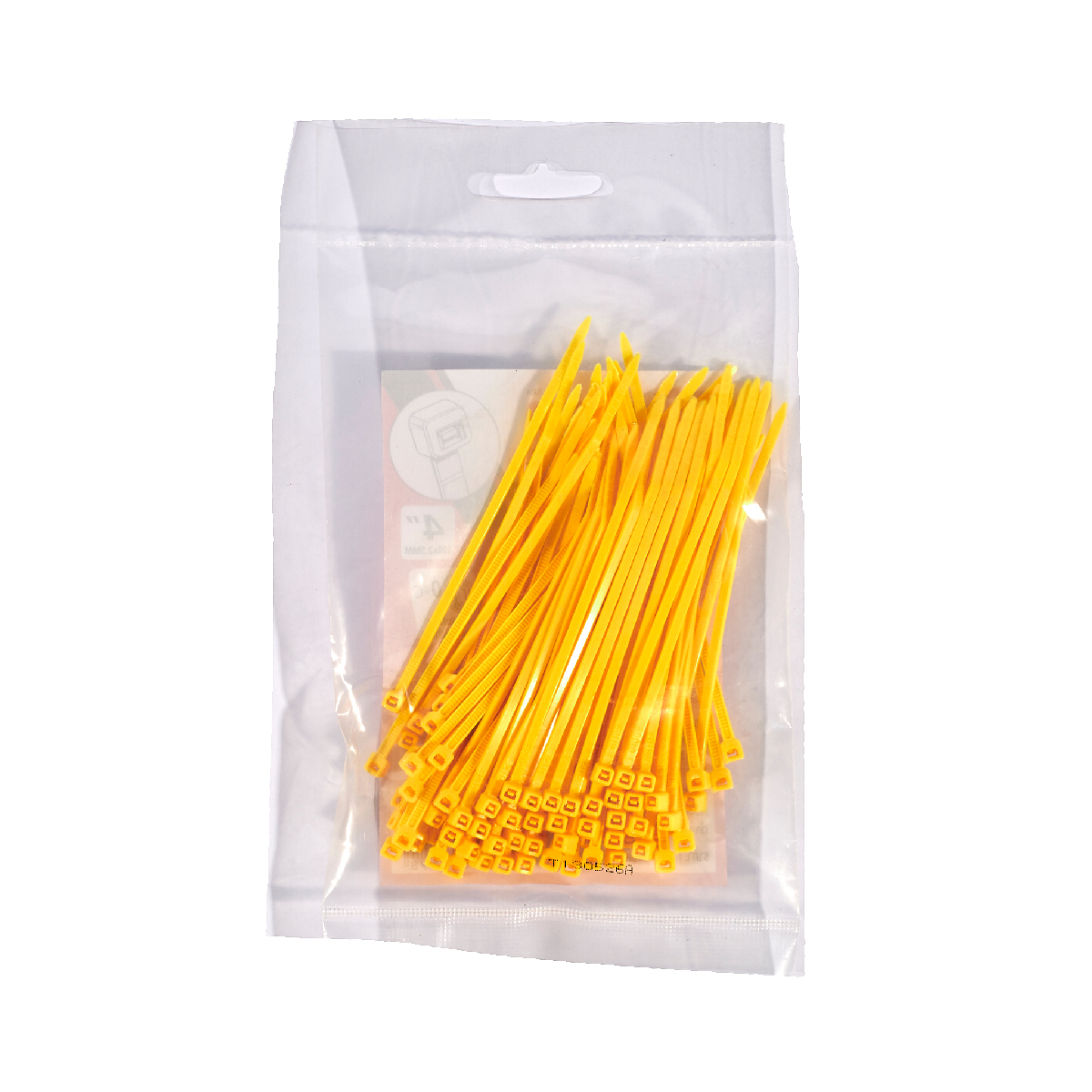 เคเบิ้ลไทร์เหลือง4"(100PC/PA) POLO รุ่น PL-100MYL รูปที่ 3