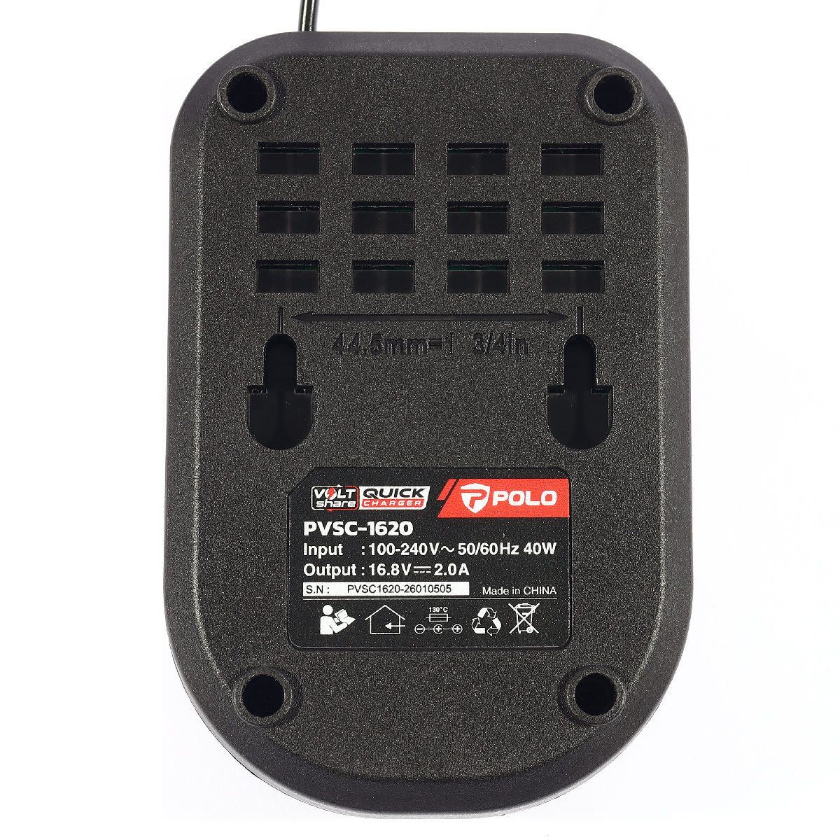 POLO Battery Charger 16.8V 2.0AH Model PVSC-1620 photo 5