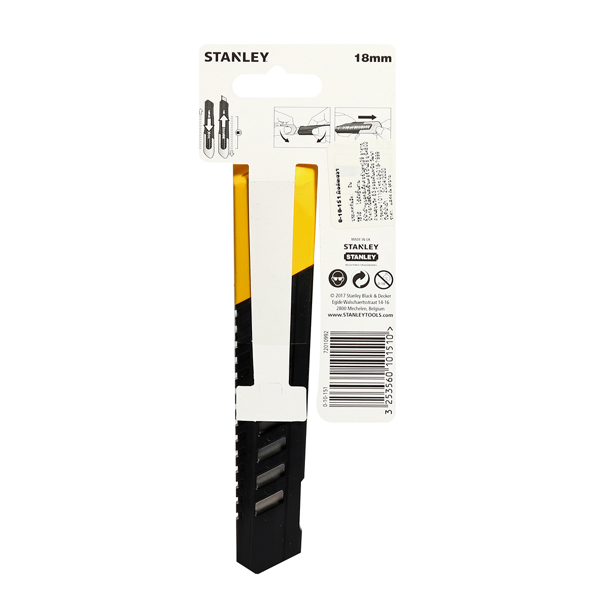 มีดคัตเตอร์ QUICK-POINT 6-3/8" STANLEY รุ่น 0-10-151 รูปที่ 2