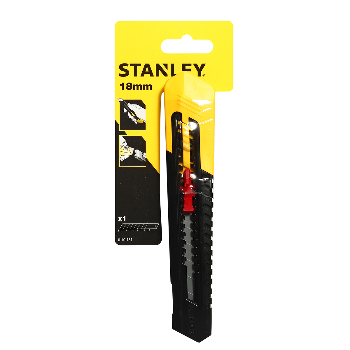 มีดคัตเตอร์ QUICK-POINT 6-3/8" STANLEY รุ่น 0-10-151 ราคา ฿104.5