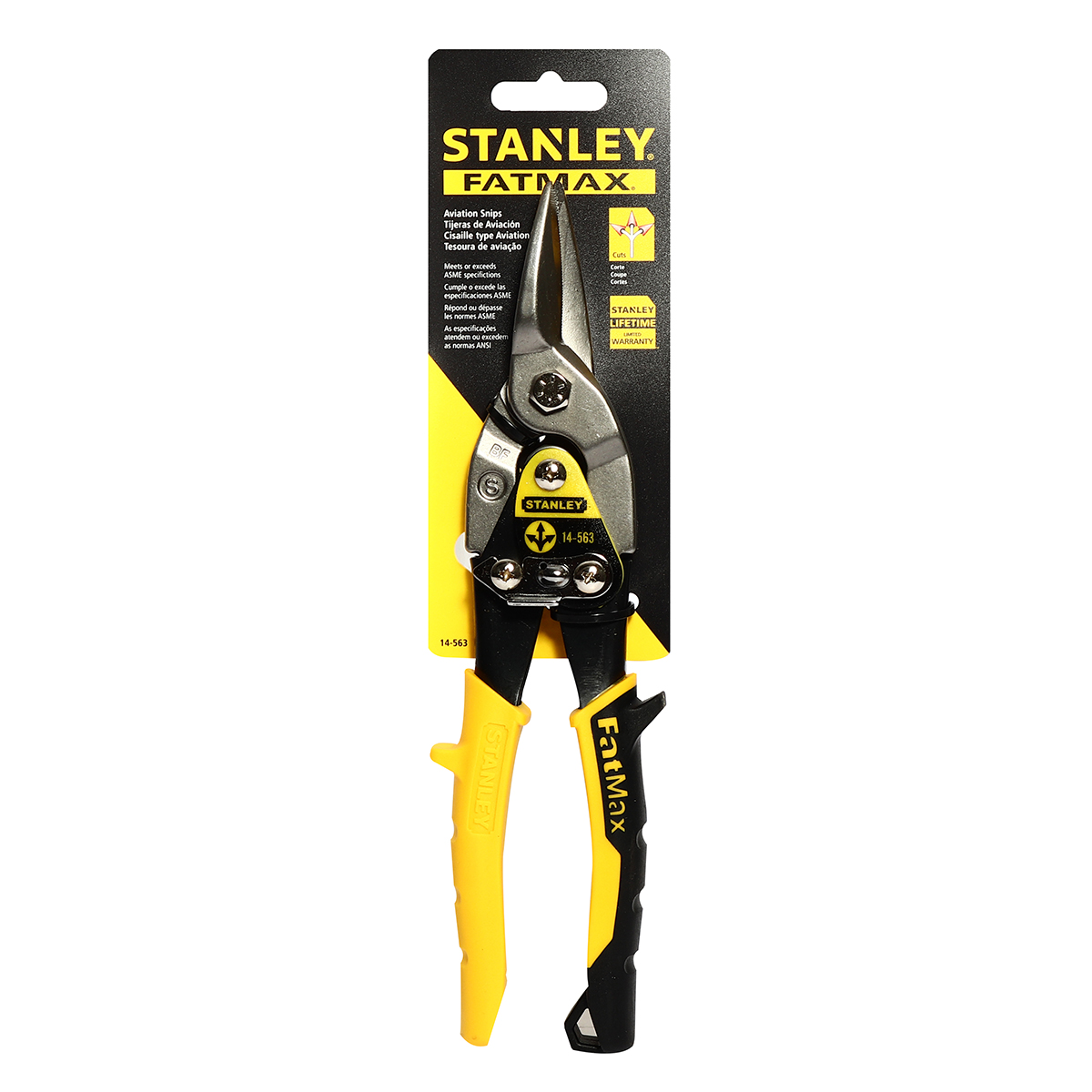 กรรไกรตัดแผ่นสังกะสี ตัดตรง 10" STANLEY รุ่น STHT14563 ราคา ฿372
