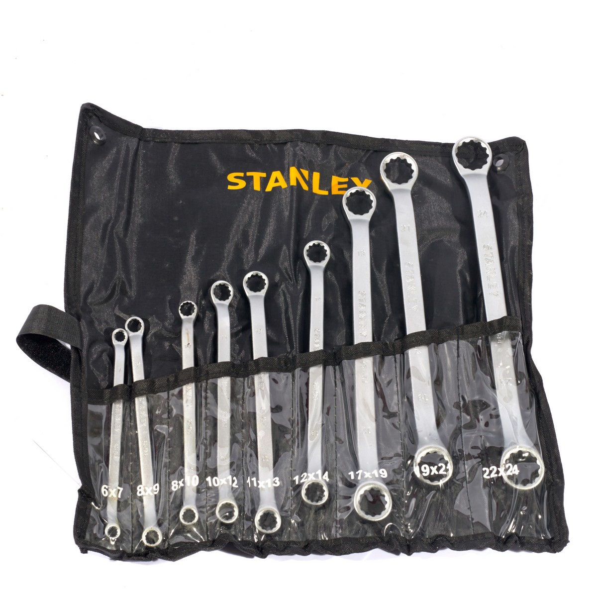 CWB ชุดประแจแหวนคู่ 9 ชิ้น 6X7-22X24 มม. STANLEY รุ่น 25147 รูปที่ 2