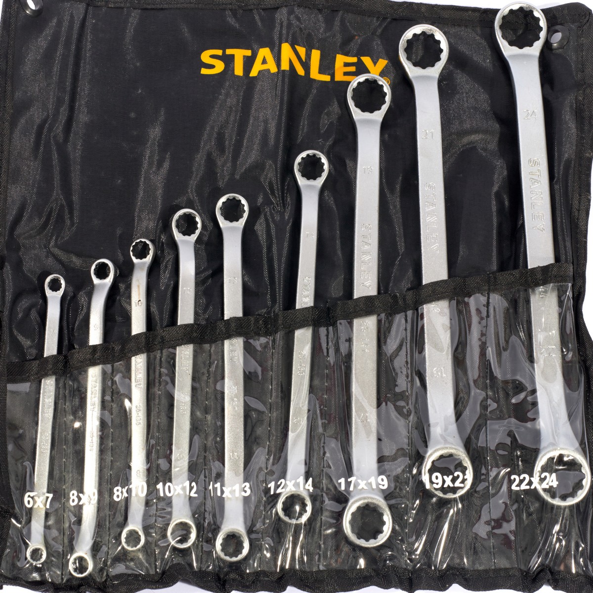 CWB ชุดประแจแหวนคู่ 9 ชิ้น 6X7-22X24 มม. STANLEY รุ่น 25147 รูปที่ 5