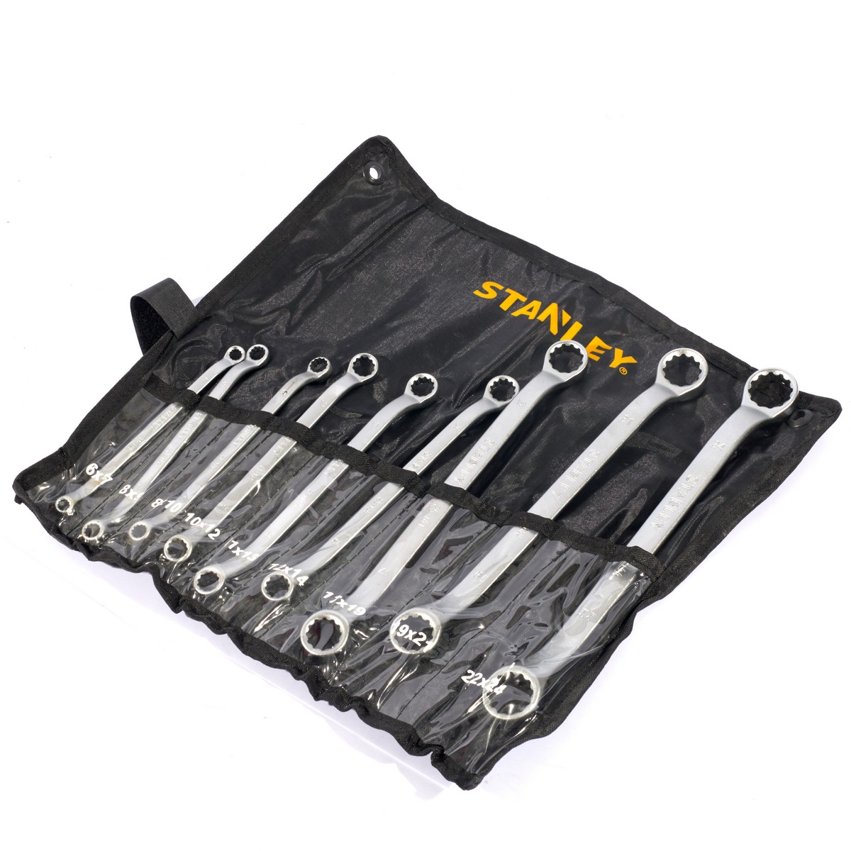 CWB ชุดประแจแหวนคู่ 9 ชิ้น 6X7-22X24 มม. STANLEY รุ่น 25147 ราคา ฿852.5
