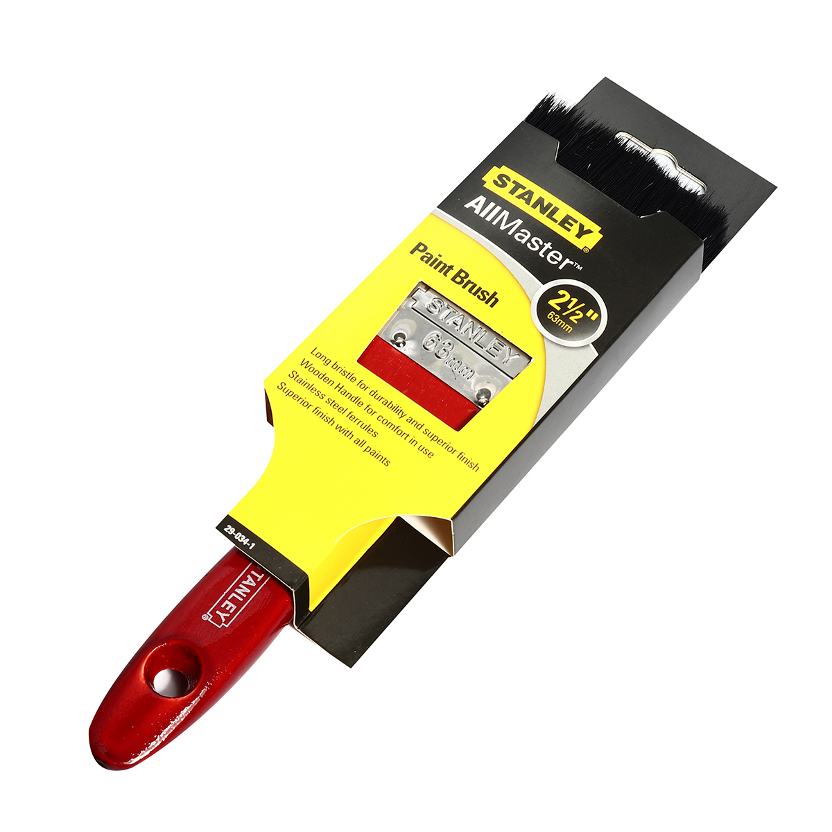 แปรงทาสี ALLMASTER ขนาด 2-1/2" STANLEY รุ่น 29-034-1 รูปที่ 3