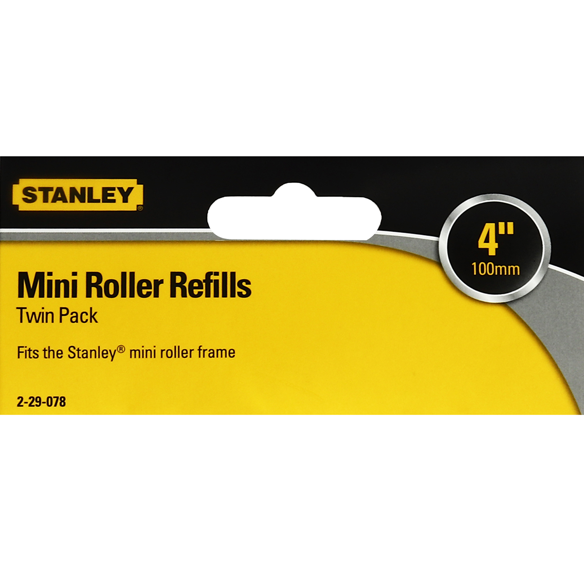 อะไหล่ลูกกลิ้งสีน้ำ 4" 2 ชิ้น/แพค STANLEY รุ่น 2-29-078 รูปที่ 2