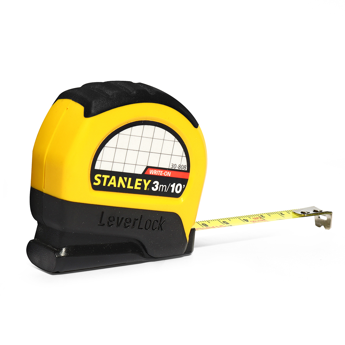 ตลับเมตร LEVERLOCK 3 เมตร STANLEY รุ่น 5-30-808 ราคา ฿135