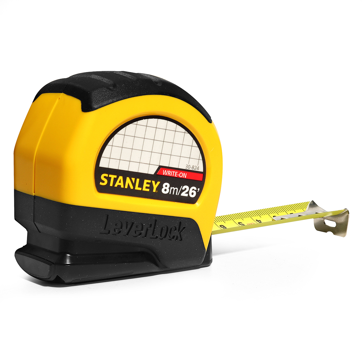ตลับเมตร LEVERLOCK 8 เมตร STANLEY รุ่น 5-30-824 ราคา ฿298