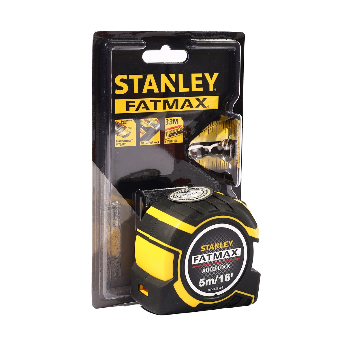 ตลับเมตร FATMAX AUTO LOCK 5 เมตร STANLEY รุ่น XTHT0-33503N ราคา ฿460