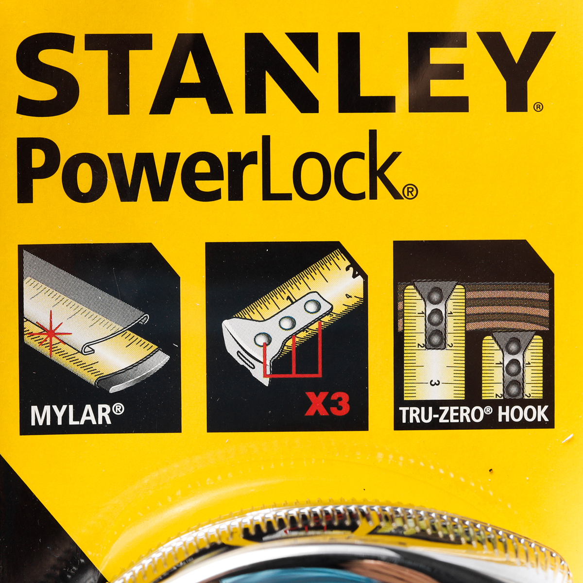ตลับเมตร MICRO POWERLOCK 5 เมตร STANLEY รุ่น 33-553 รูปที่ 2