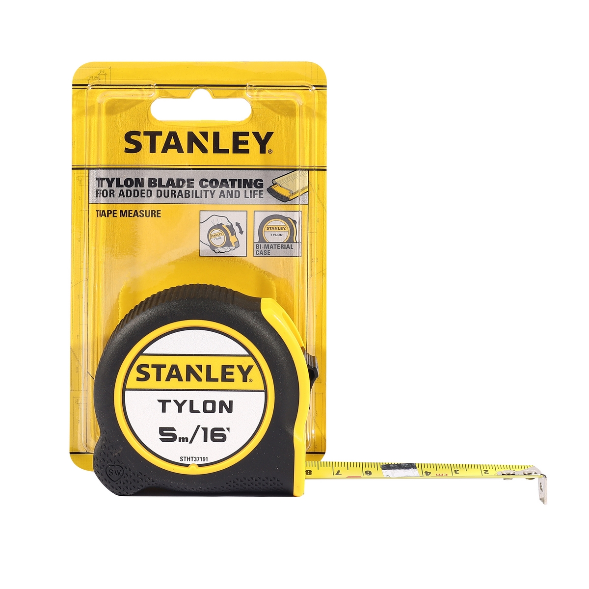 ตลับเมตร TYLON 4.0 ยาว 5 เมตร STANLEY รุ่น STHT37191 ราคา ฿190