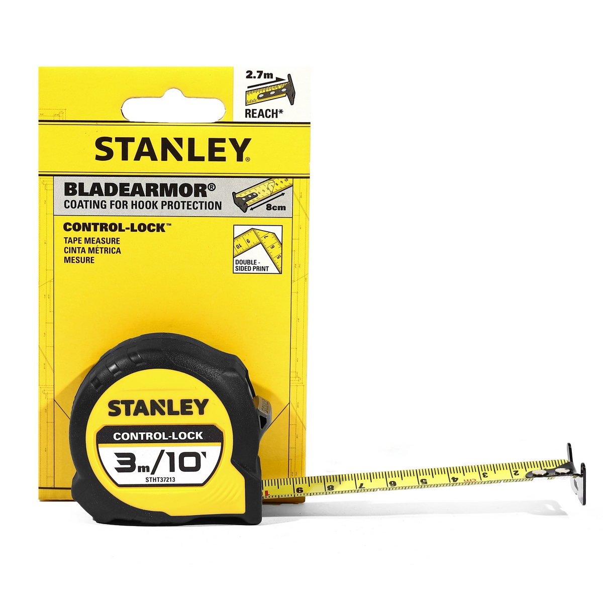 ตลับเมตร CONTROL-LOCK 3 เมตร STANLEY รุ่น STHT37213 ราคา ฿225