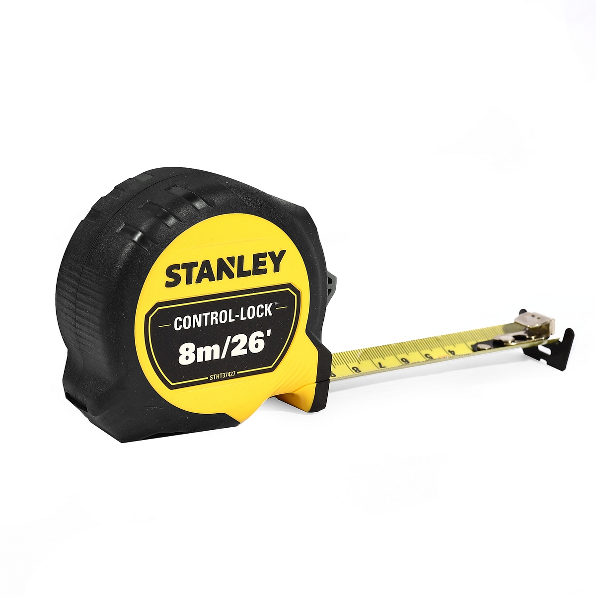 ตลับเมตร CONTROL-LOCK ปลายแม่เหล็ก 8 เมตร STANLEY รุ่น STHT37427 ราคา ฿448