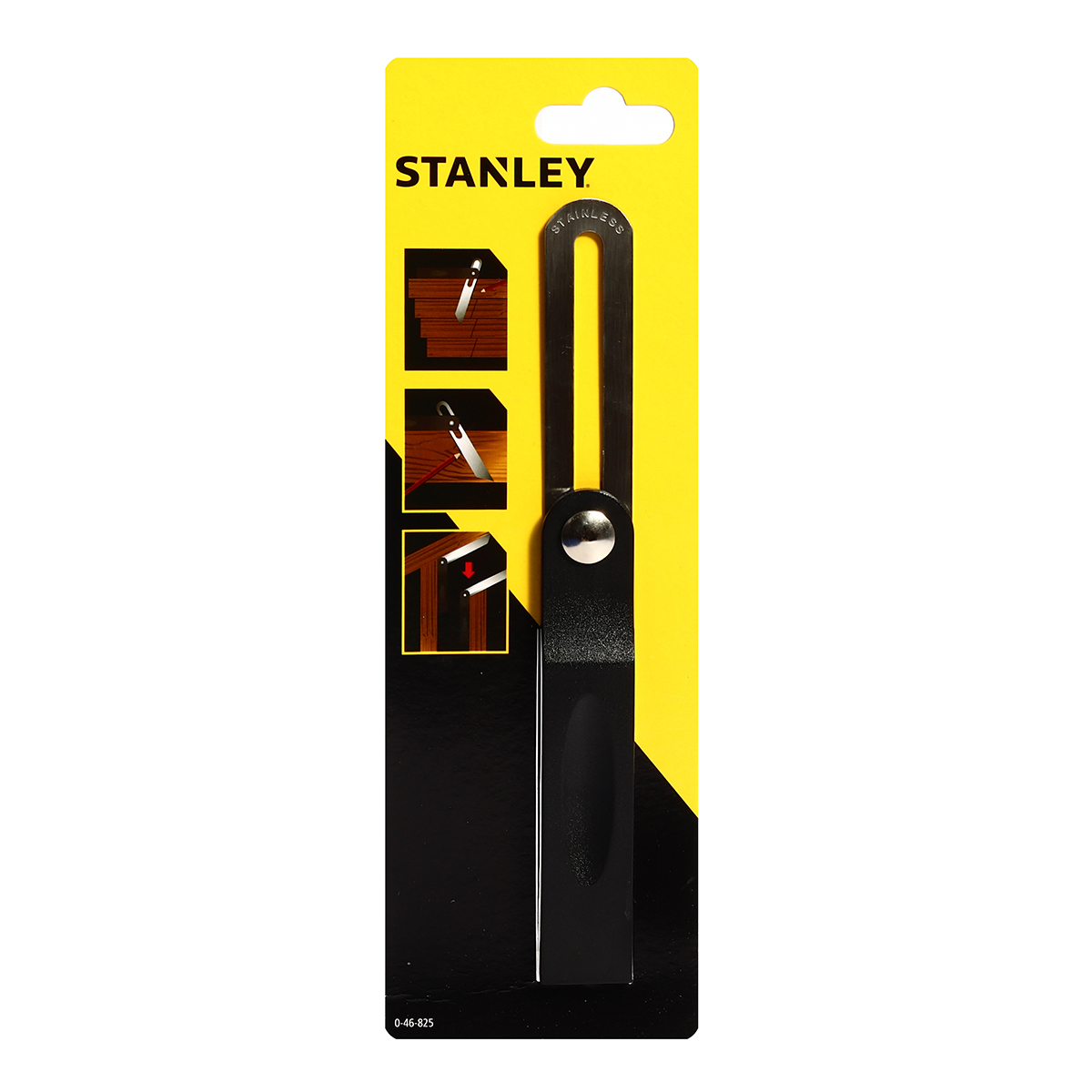 ฉากเป็นด้ามพลาสติก BEVEL 8 นิ้ว STANLEY รุ่น 46-825-0 ราคา ฿82.5