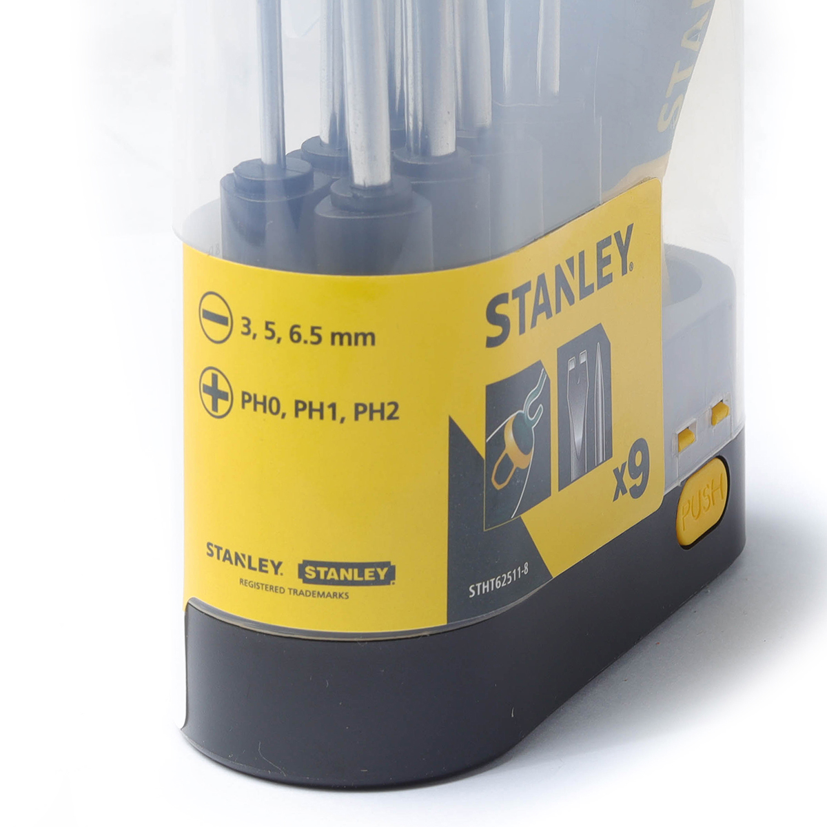 ชุดไขควง 9 ชิ้น เปลี่ยนหัวได้ STANLEY รุ่น STHT62511-8 รูปที่ 4