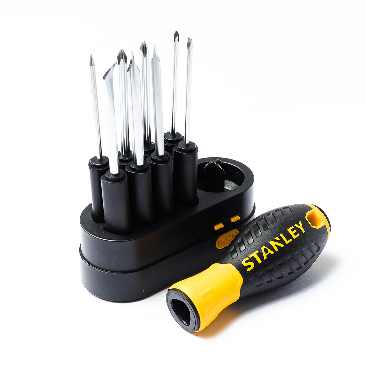 ชุดไขควง 9 ชิ้น เปลี่ยนหัวได้ STANLEY รุ่น STHT62511-8 ราคา ฿357.5