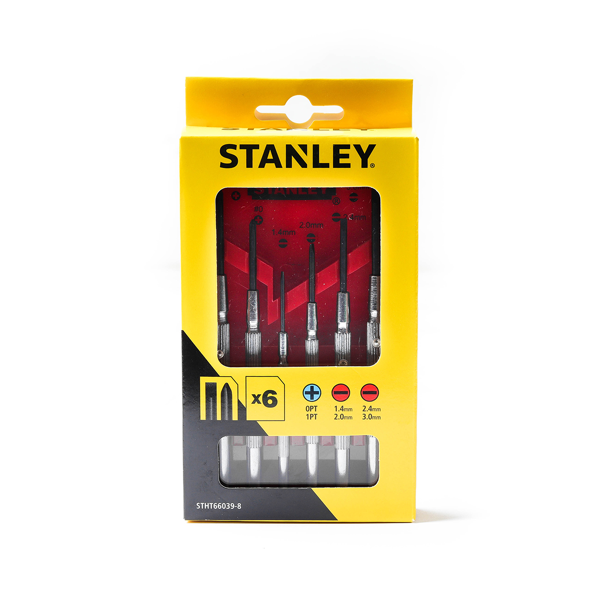 ชุดไขควงเหล็กขนาดเล็ก 6 ชิ้น STANLEY รุ่น STHT66039-8 ราคา ฿126.5