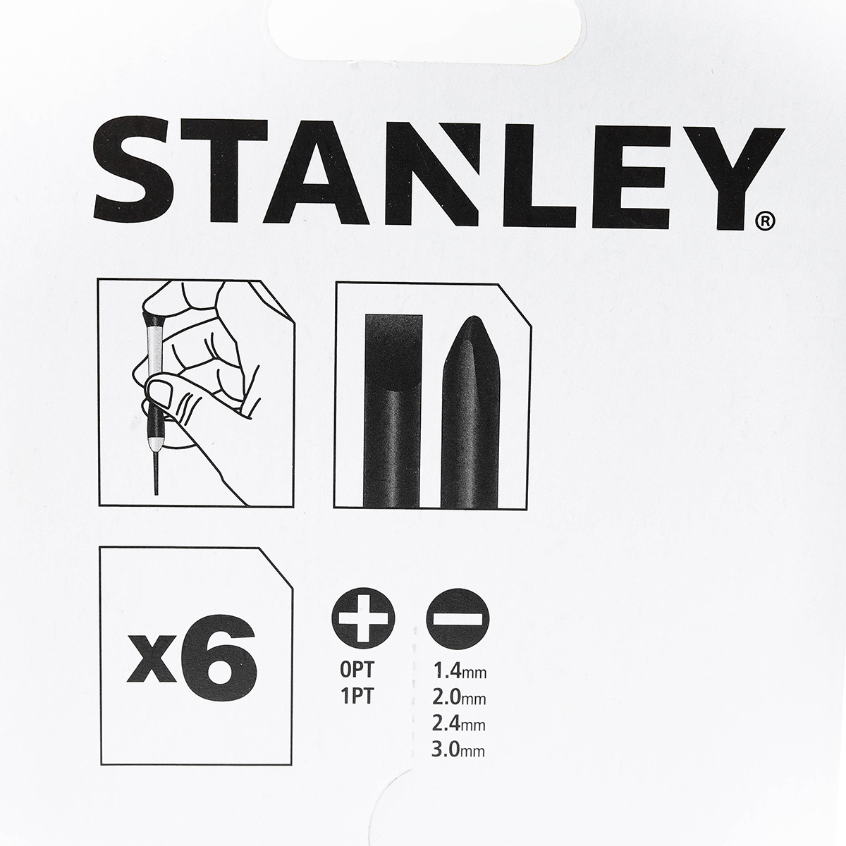 ไขควงนาฬิกา 6 ชิ้น STANLEY รุ่น STHT66052-8 รูปที่ 4