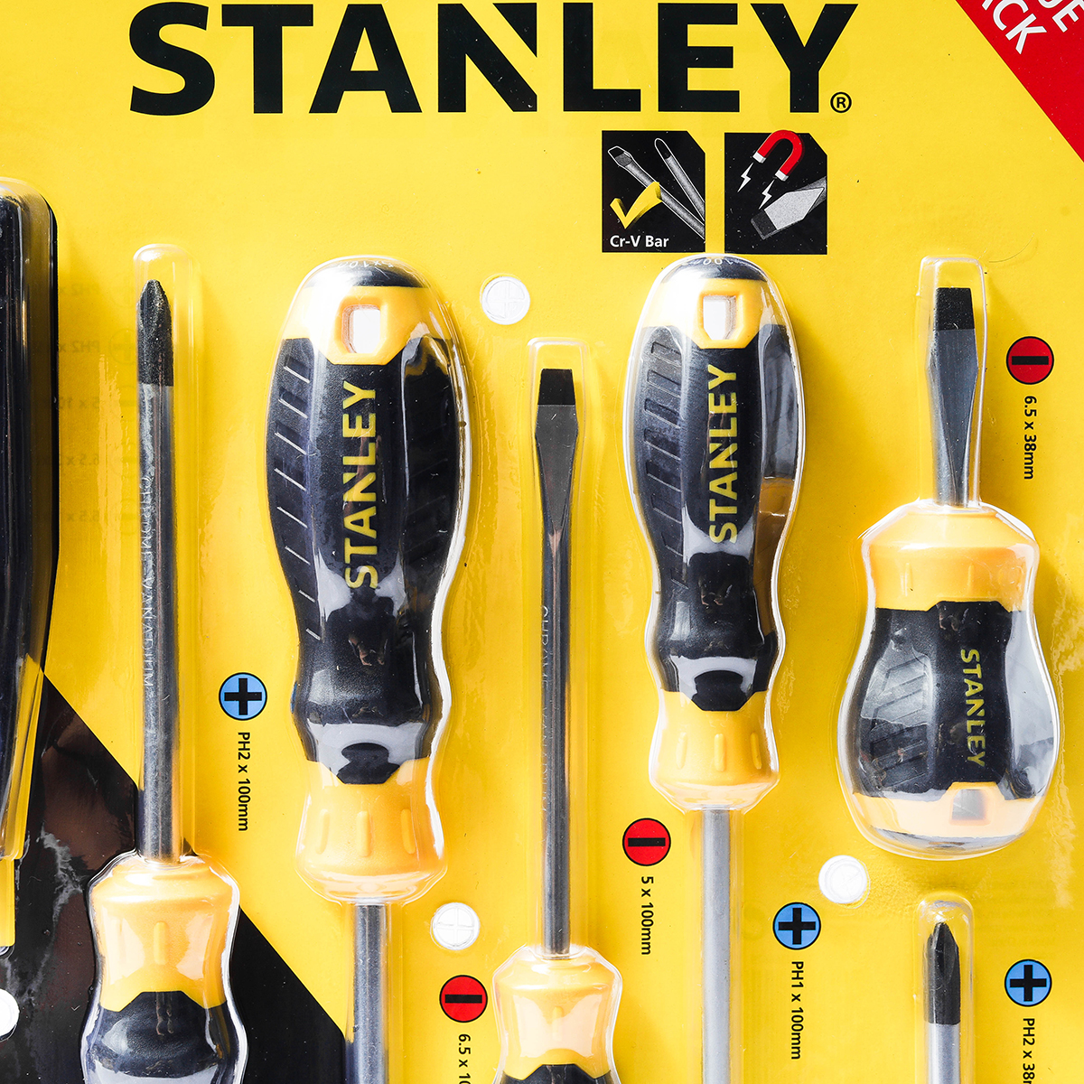 ชุดไขควง 6 ชิ้น+ไขควงลองไฟดิจิตอล STANLEY รุ่น STMT66679 รูปที่ 3