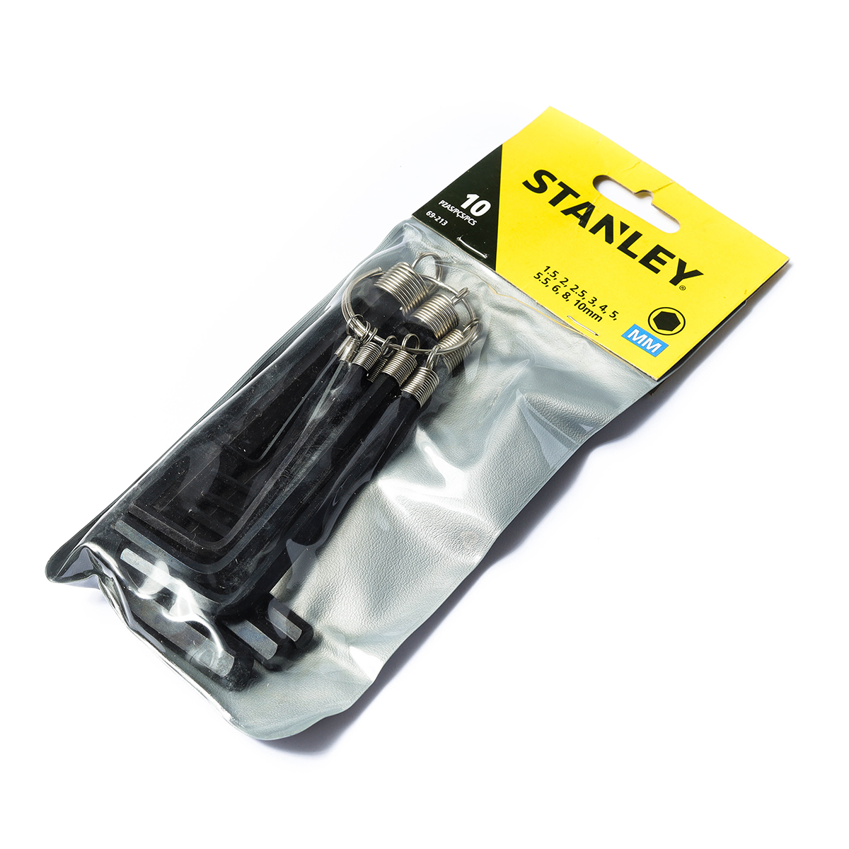 ชุดประแจ 6 เหลี่ยม 10 ชิ้น 1.5-10 มม STANLEY รุ่น 69-213 รูปที่ 4