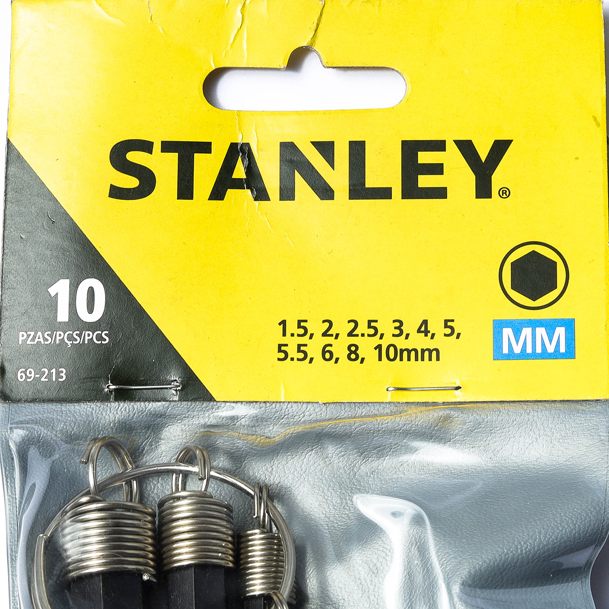 ชุดประแจ 6 เหลี่ยม 10 ชิ้น 1.5-10 มม STANLEY รุ่น 69-213 รูปที่ 5