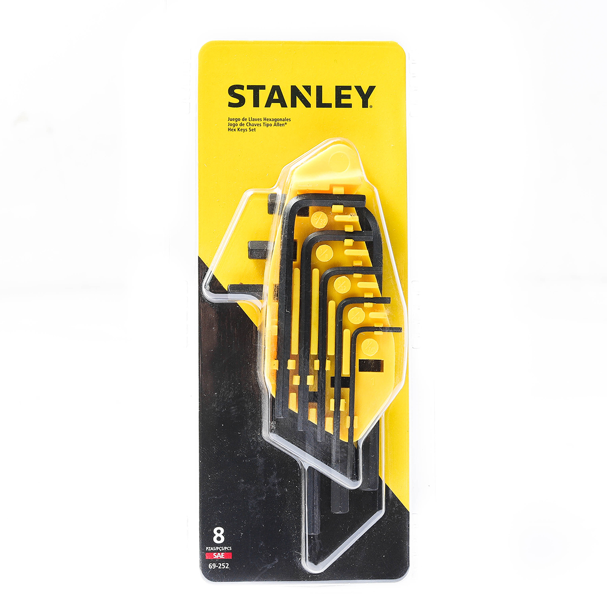 ชุดประแจ 6 เหลี่ยมก้านสั้น 8 ชิ้น STANLEY รุ่น 69-252-22 ราคา ฿137.5