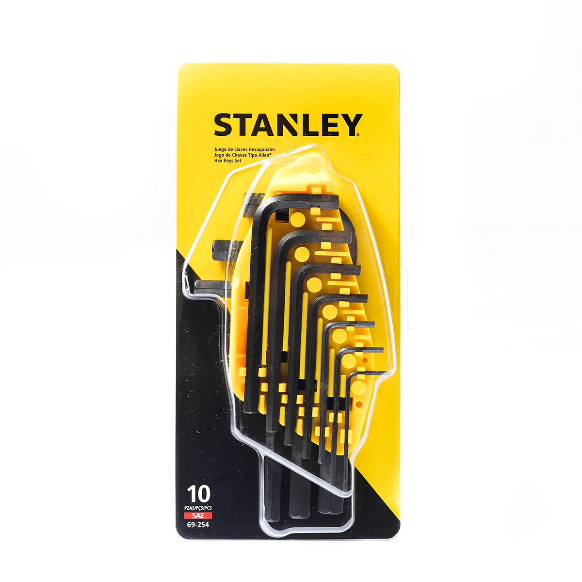 ชุดประแจ 6 เหลี่ยมก้านสั้น 10 ชิ้น STANLEY รุ่น 69-254-22 ราคา ฿159.5