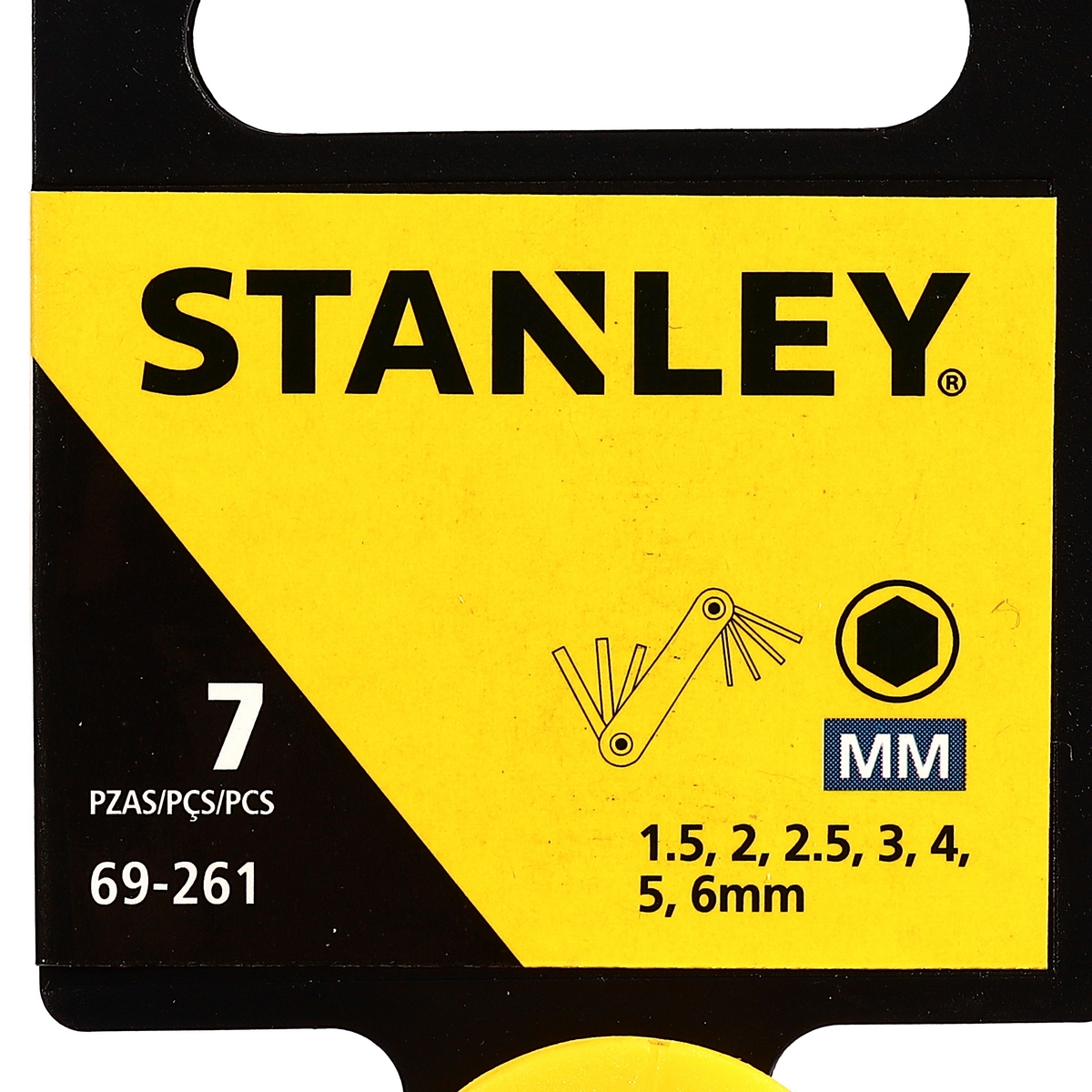 ชุดประแจพับ 6 เหลี่ยม 7 ชิ้น 1.5-6 มม STANLEY รุ่น 69-261 รูปที่ 5