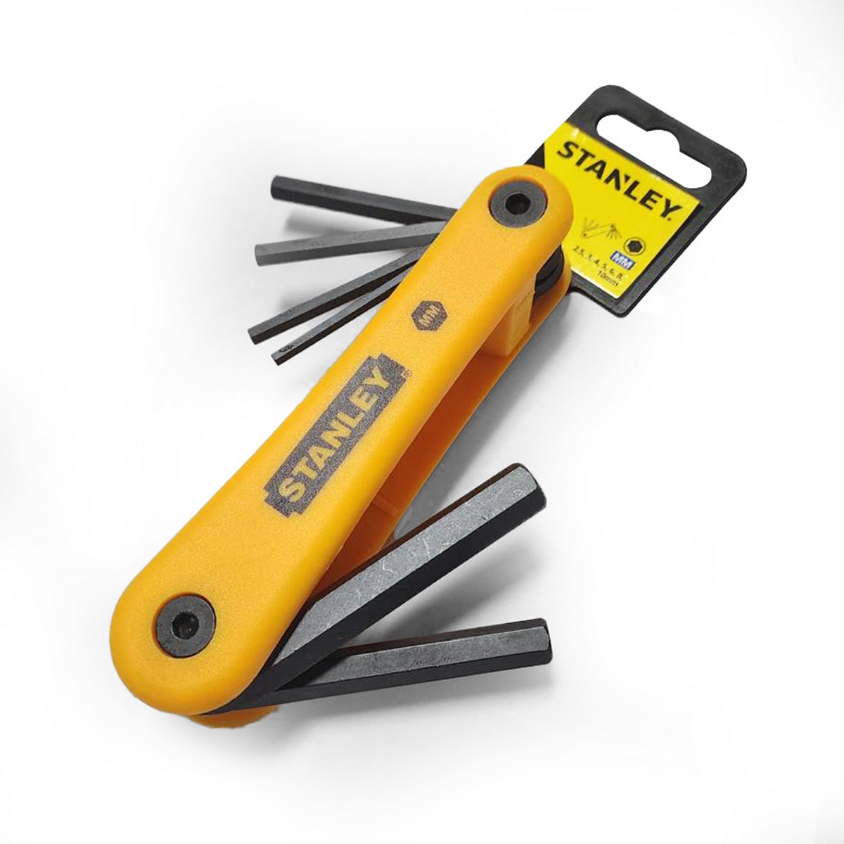 ชุดประแจพับ 6 เหลี่ยม 7 ชิ้น 2.5-10 มม STANLEY รุ่น 69-262 ราคา ฿203.5