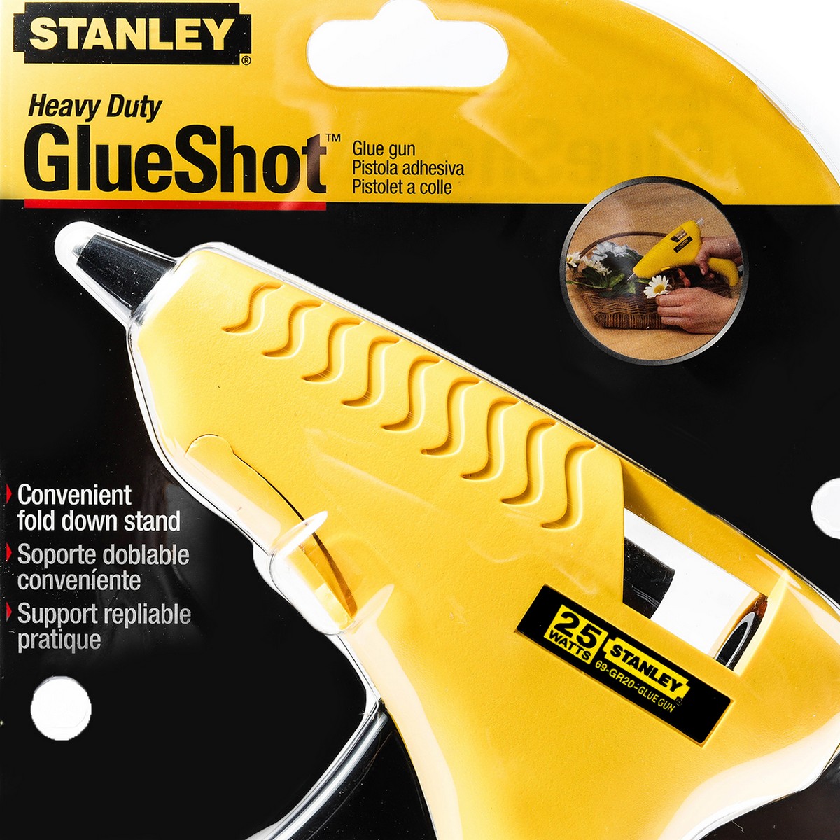 ปืนยิงกาว 25W ปลั๊กหัวกลม STANLEY รุ่น 69-GR20B รูปที่ 3