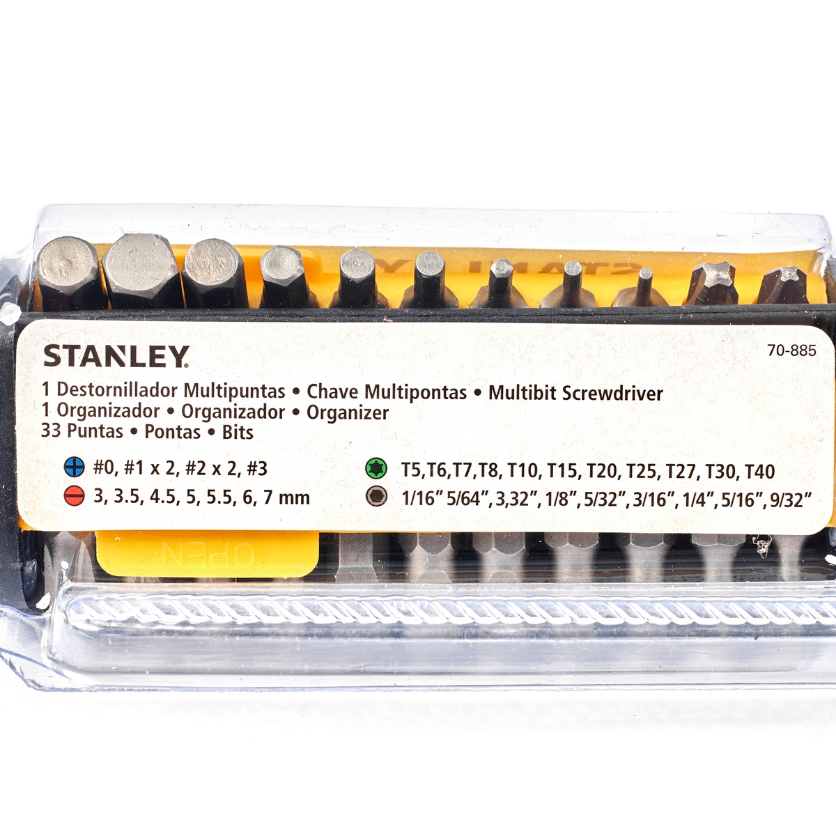 ชุดไขควงเปลี่ยนหัวได้ 34 หัว STANLEY รุ่น 70-885 รูปที่ 4