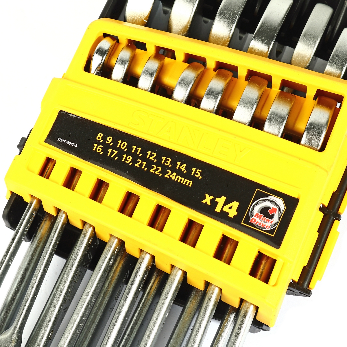 CWB ชุดประแจแหวนข้างปากตาย 14 ชิ้น 8-24 มม แพค PVC STANLEY รุ่น 78092 รูปที่ 2