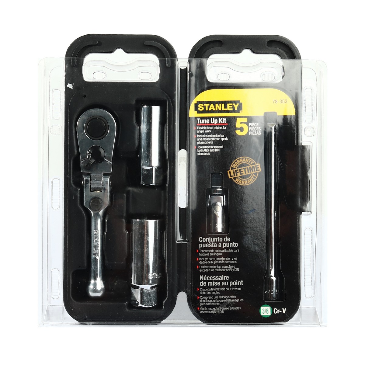 ชุดเครื่องมือแต่งรถ 3/8" ชุด 5 ชิ้น STANLEY รุ่น 78-353 ราคา ฿880