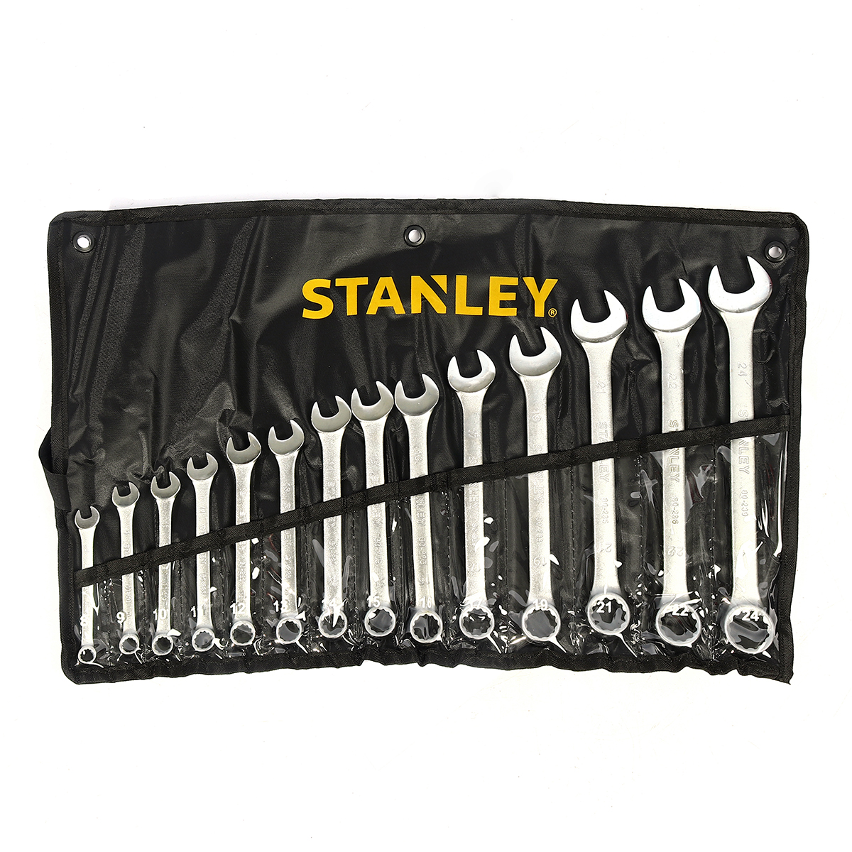 CWB ชุดประแจแหวนข้างปากตาย 14 ชิ้น 8-24 มม ซองผ้า STANLEY รุ่น 80946 ราคา ฿979