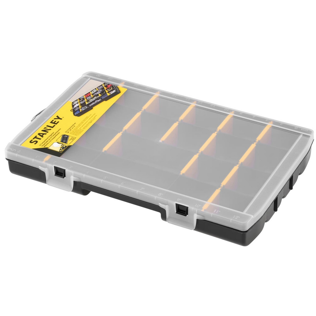 กล่อง ORGANIZER 22 ช่อง 14" STANLEY รุ่น STST81681-1 ราคา ฿264