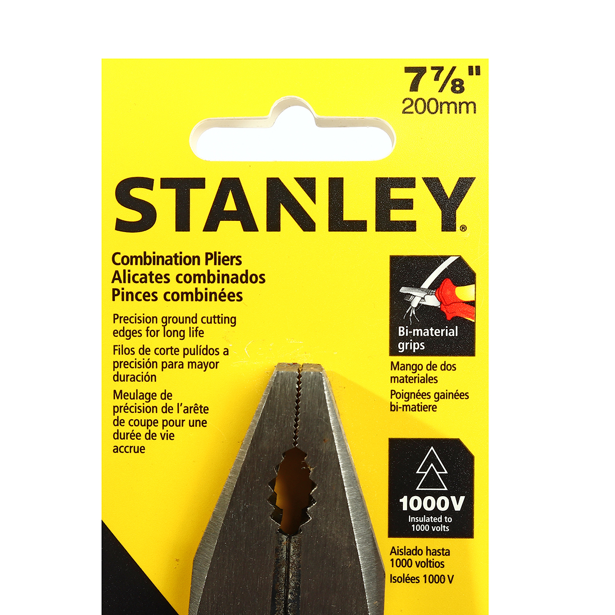 คีมหุ้มฉนวน ปากตรง/จิ้งจก 200 มม. STANLEY รุ่น 84-002 รูปที่ 2