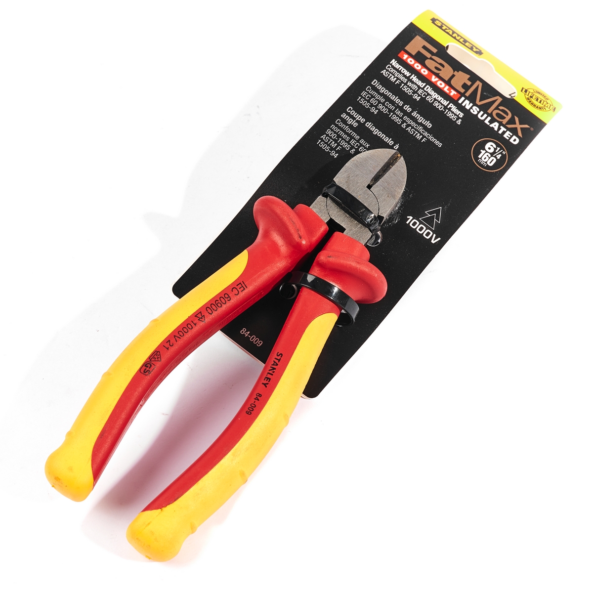 คีมหุ้มฉนวน ตัดปากเฉียง 160 มม. STANLEY รุ่น 84-009 ราคา ฿473