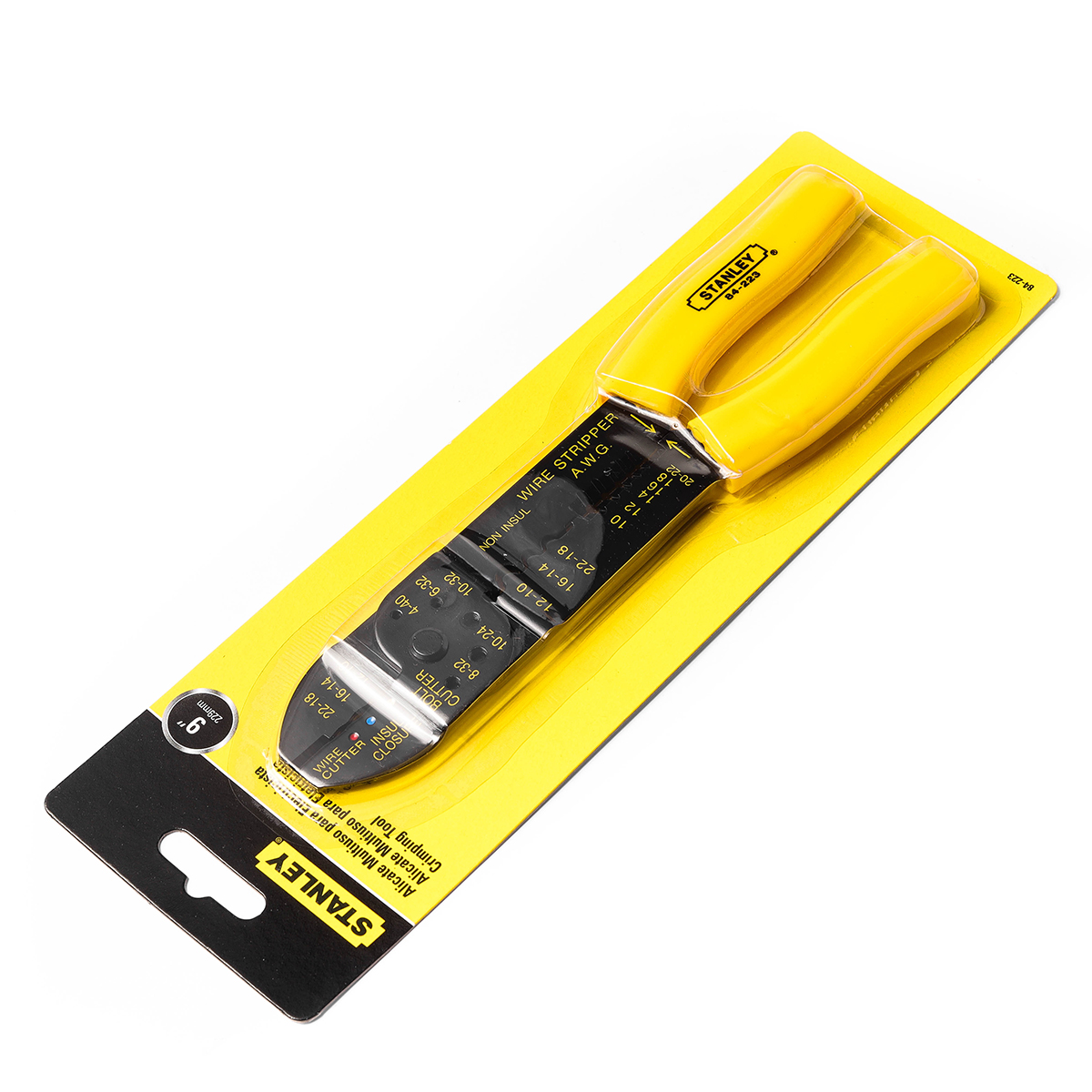 คีมปอก/ตัด/ย้ำ สายไฟ 9" STANLEY รุ่น 84-223 รูปที่ 4