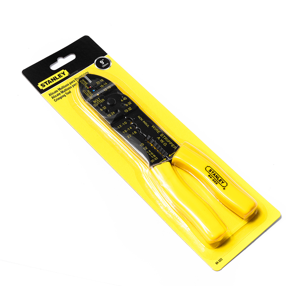 คีมปอก/ตัด/ย้ำ สายไฟ 9" STANLEY รุ่น 84-223 รูปที่ 5