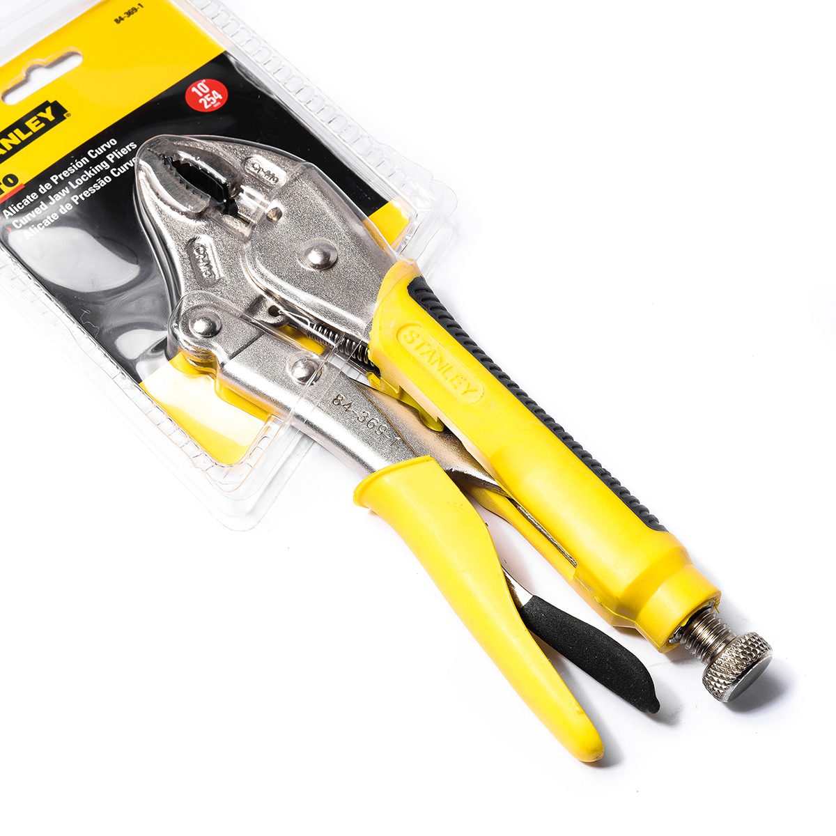 คีมล็อค ด้ามหุ้มยาง ปากโค้ง 1 STANLEY รุ่น 84-369-1-S รูปที่ 3